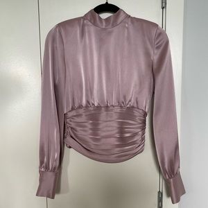 Aritzia Babaton Satin Blouse